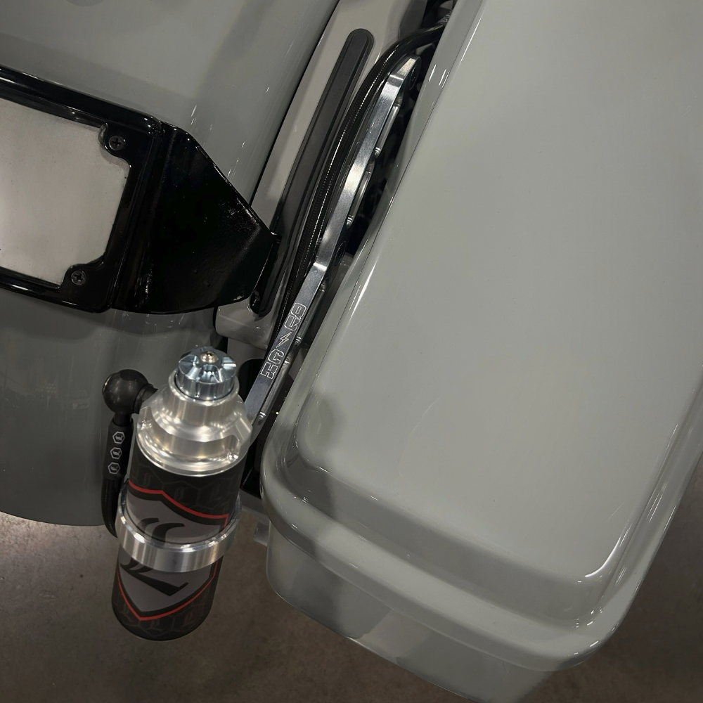 Bagger Remote Reservoir Shock Mounts - Image 2