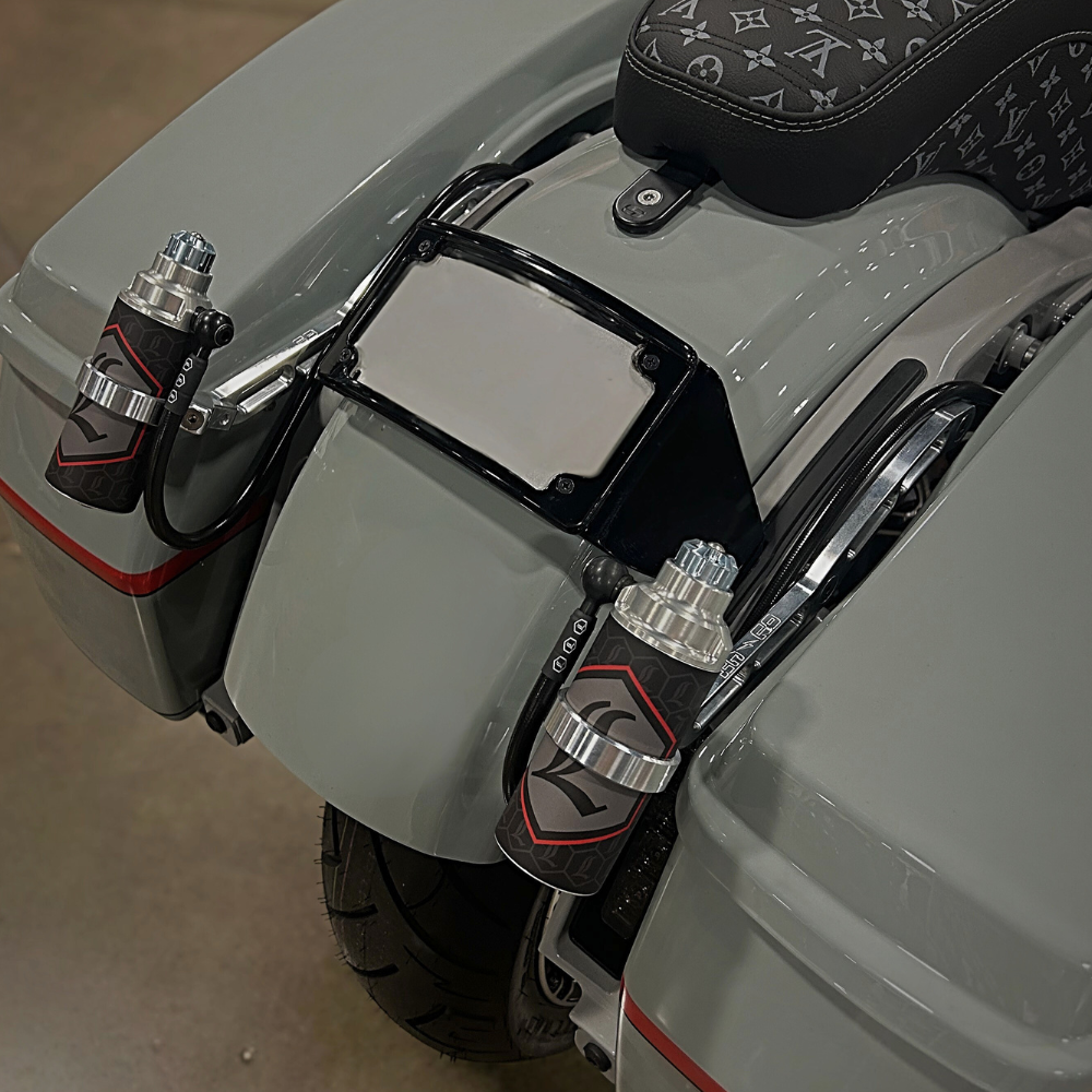 Bagger Remote Reservoir Shock Mounts - Image 3